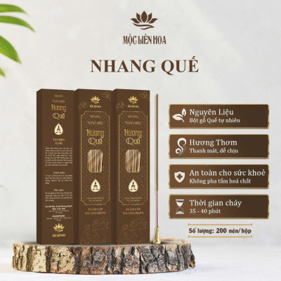 Nhang Thảo Mộc Hương Quế Thượng Hạng NQ02