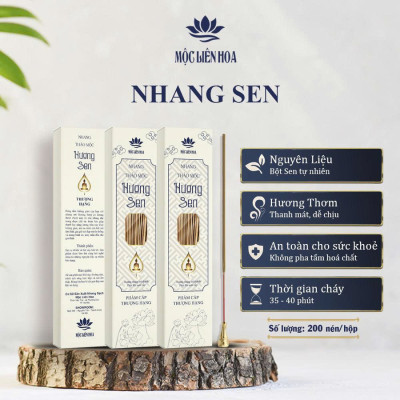 Nhang Thảo Mộc Hương Sen Phẩm Cấp Thượng Hạng NS02