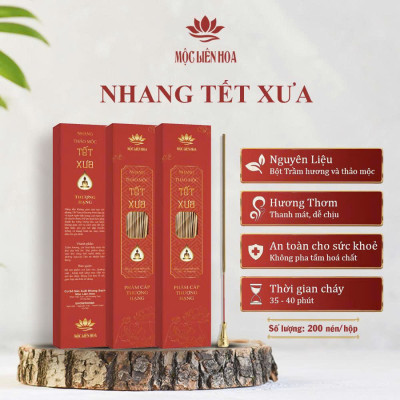 Nhang Thảo Mộc Tết Xưa Phẩm Cấp Thượng Hạng NTX02