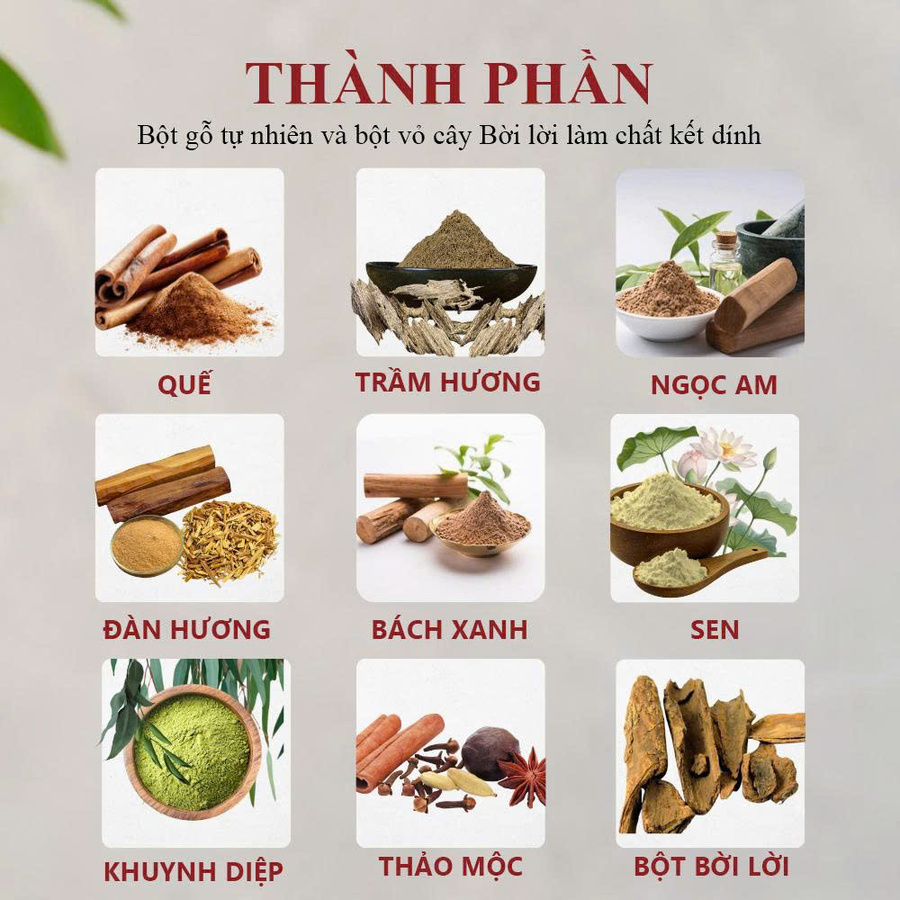 Nhang Thảo Mộc Hương Quế Thượng Hạng NQ02