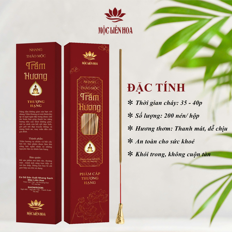 Nhang Trầm Hương Phẩm Cấp Thượng Hạng  NT02