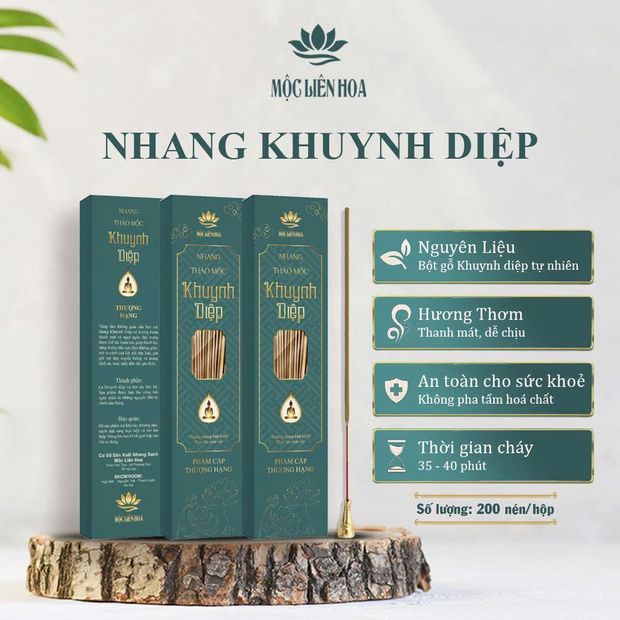 Combo 2 Hộp Nhang Thảo Mộc - Tặng 1 Hộp Nhang Quế